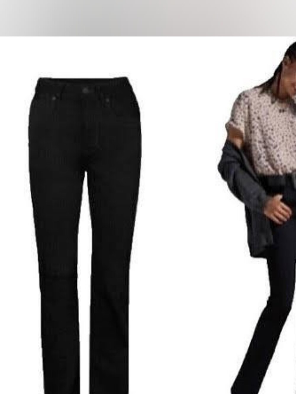 Cabi NWT Style #3044 Black Pitch Super Skinny Ankle Jeans sz 10